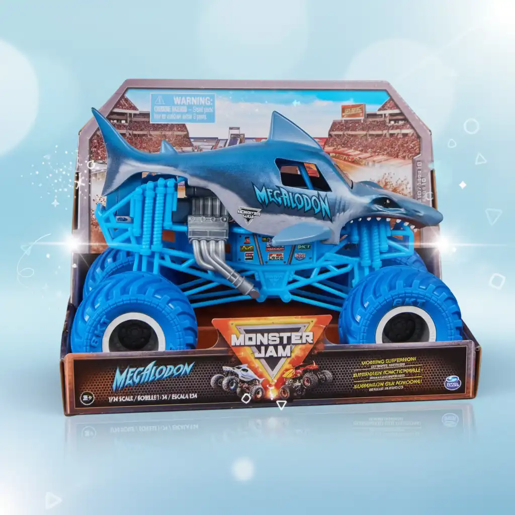 Beleef echte Monster Jam actie bij jou thuis.