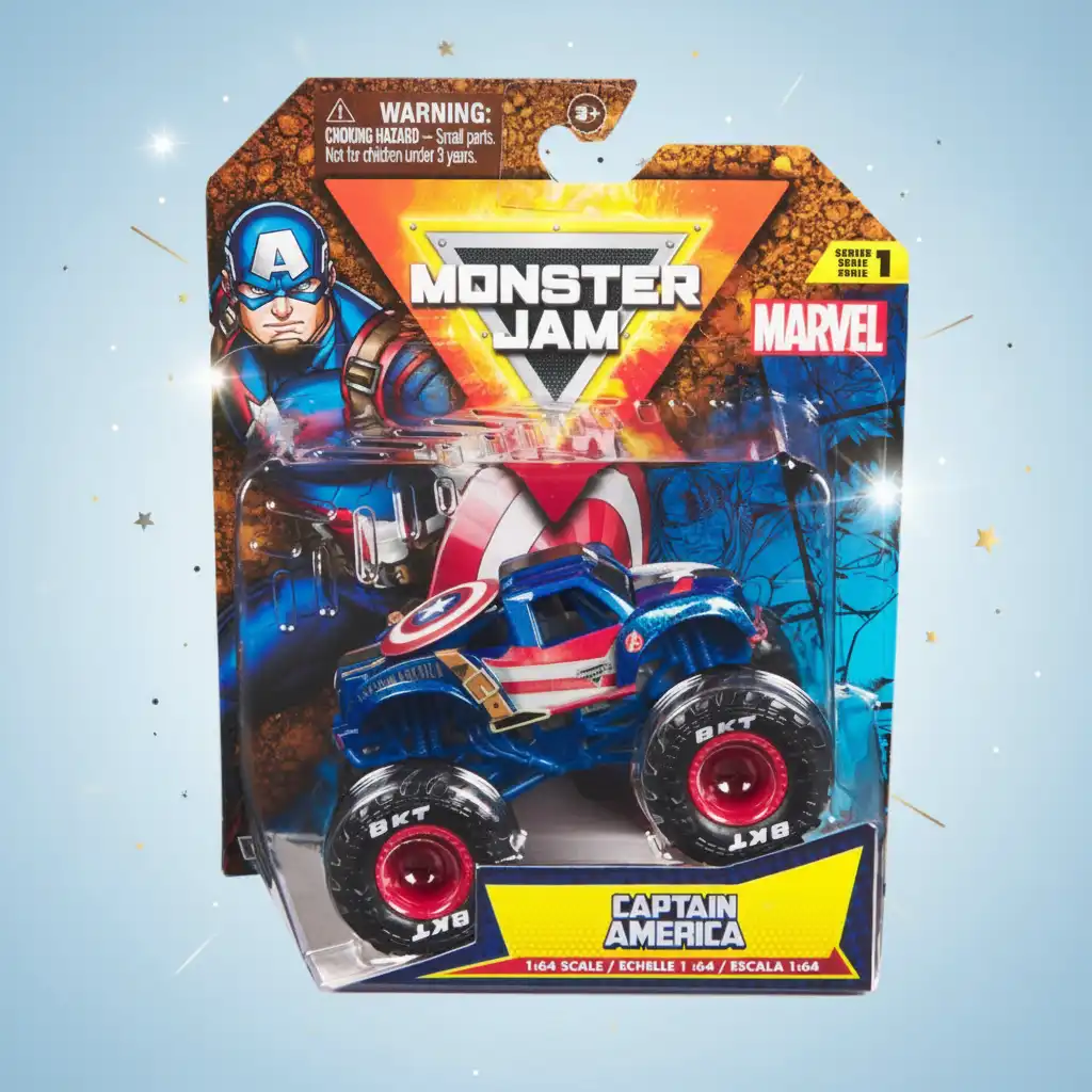 Beleef epische avonturen met de iconische monstertruck.