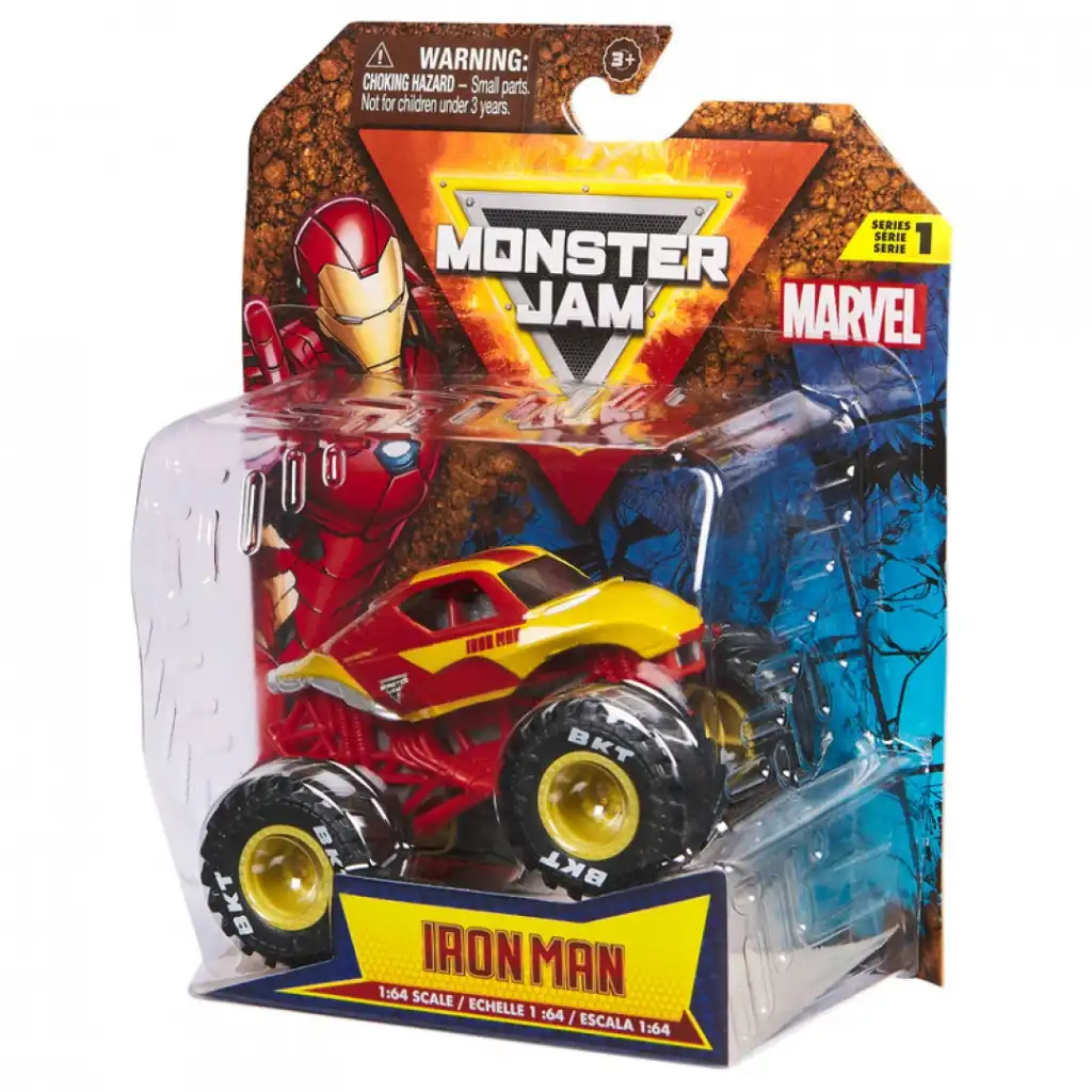 Helden ontmoeten paardenkracht in Monster Jam.