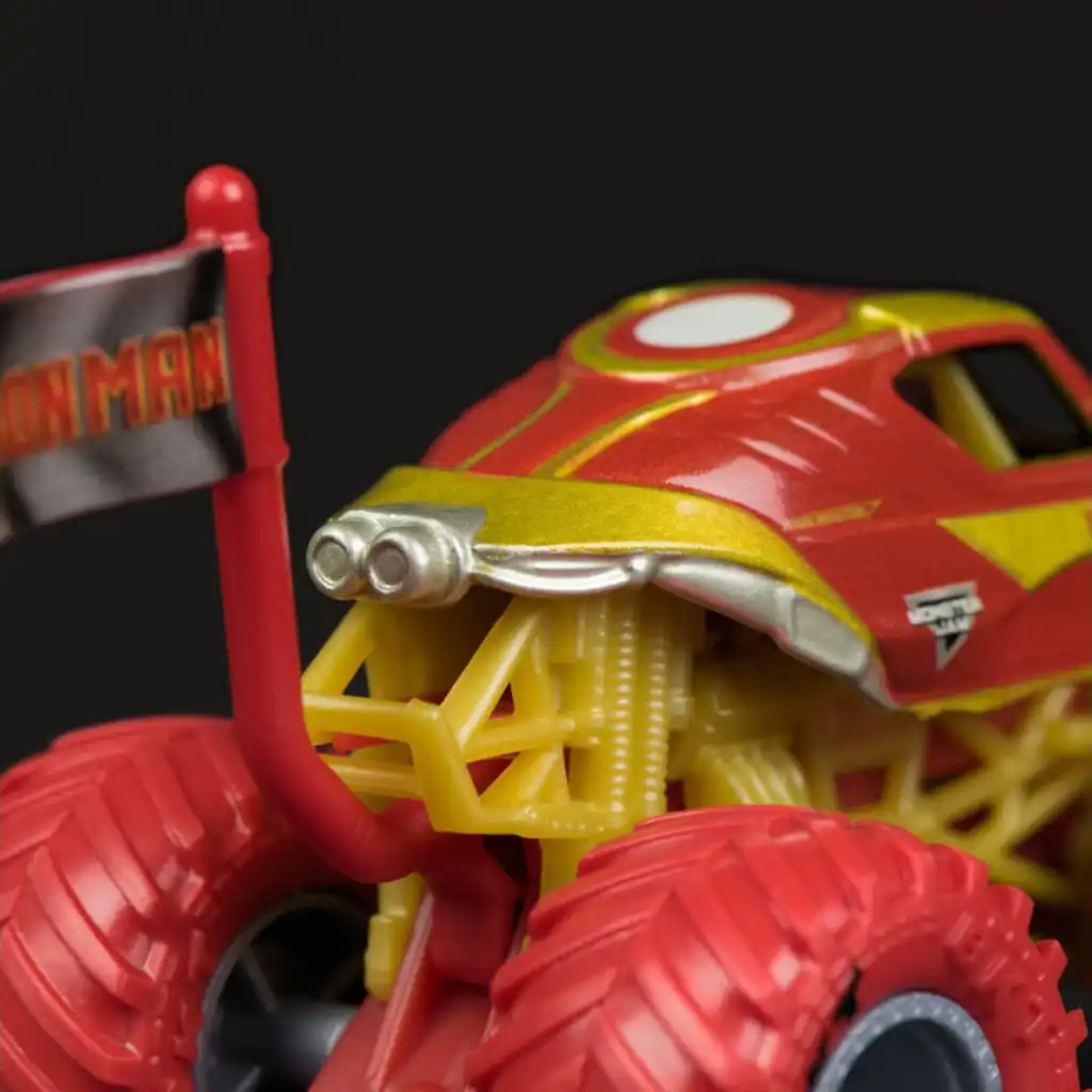 Ontwikkel de fantasie met heldhaftige stukken van Iron Man.