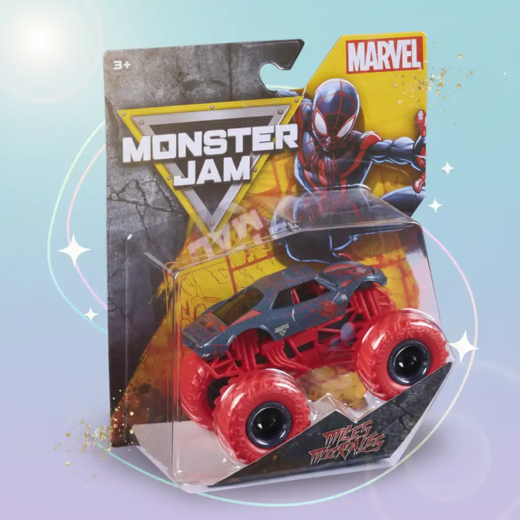 Beleef eindeloze actie met de superheld Monster Truck.
