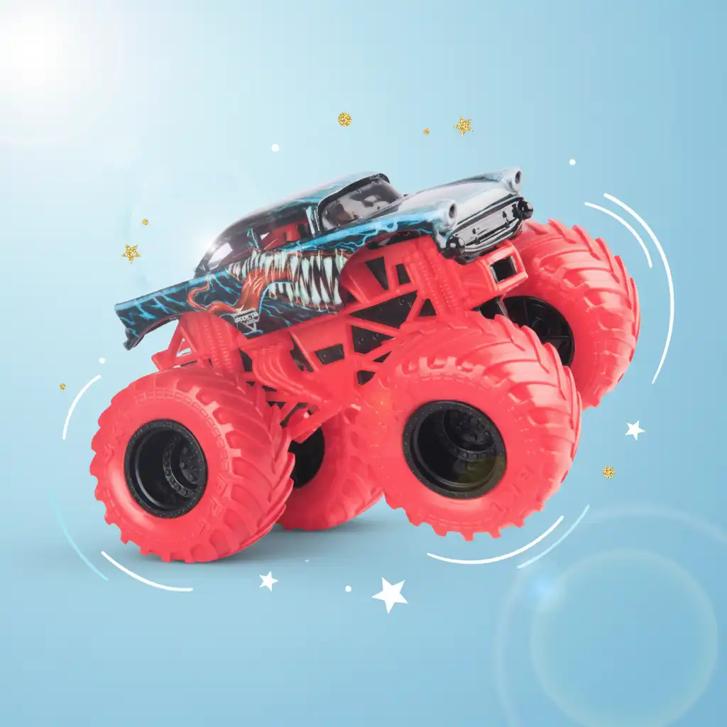 Breid je collectie uit met de unieke Marvel-editie monstertrucks.