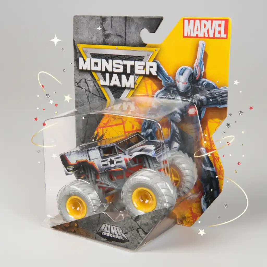 Beleef epische actie met Marvel-helden op vier wielen.