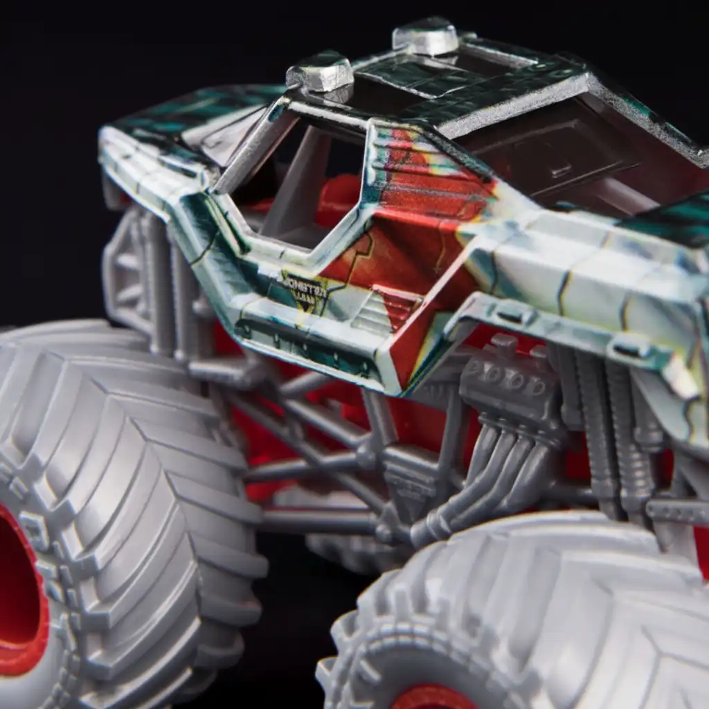Robuuste metalen carrosserie klaar voor elke uitdaging.