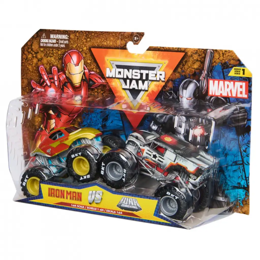 Ervaar het epische gevecht tussen Iron Man en War Machine op vier wielen.