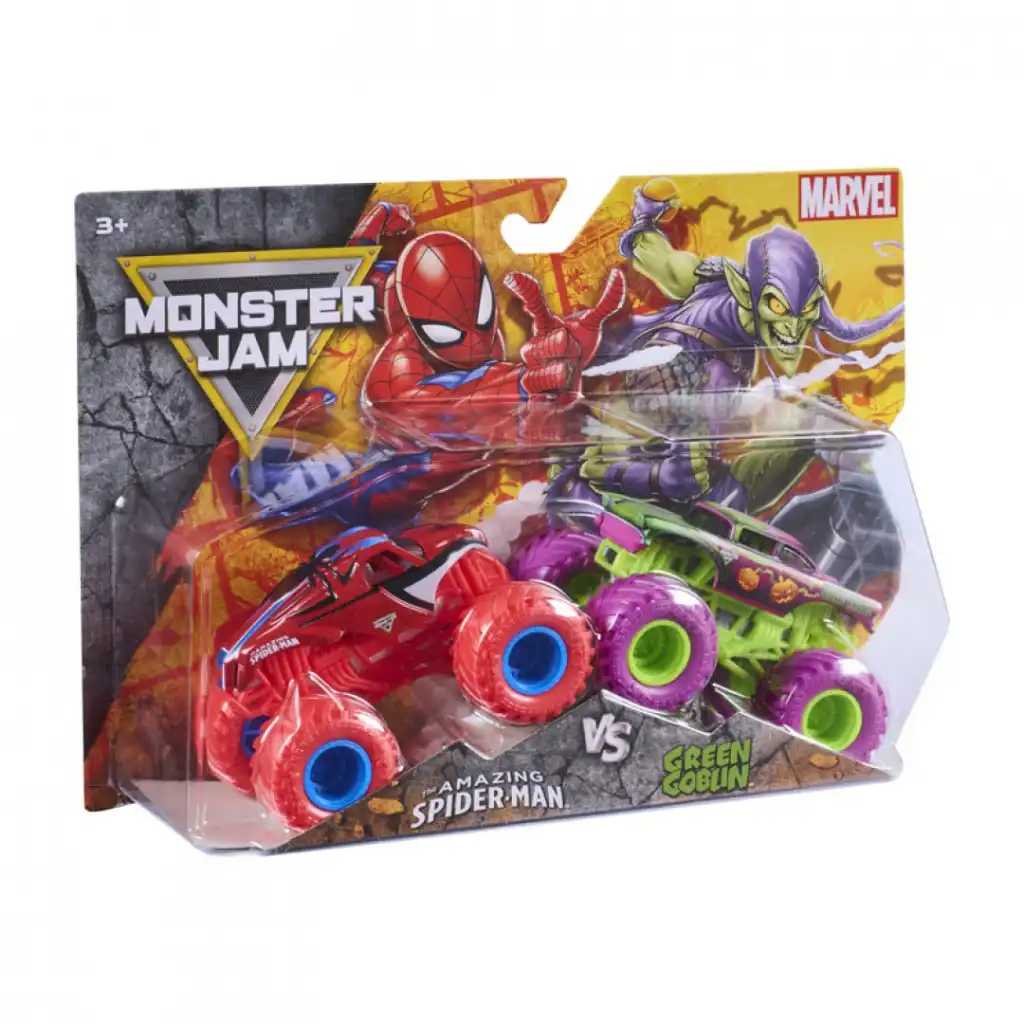Beleef eindeloze actie met Spiderman en Green Goblin.