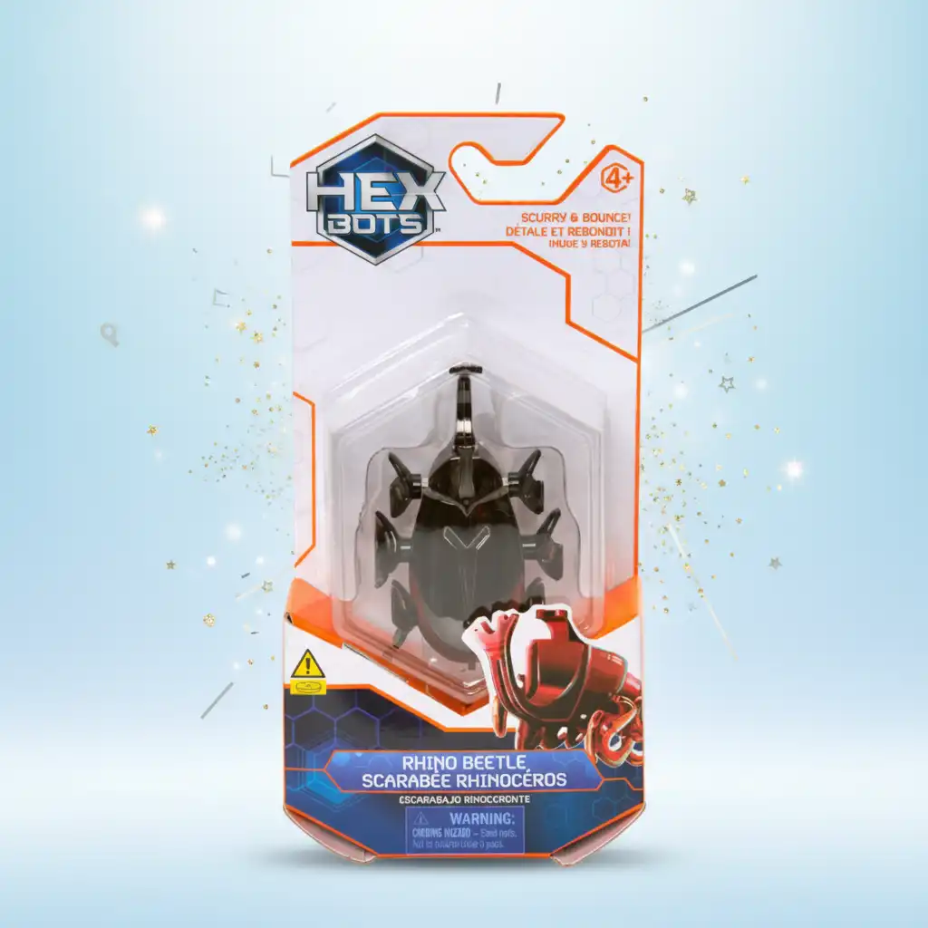 Beleef eindeloos plezier met de kruipende robot Rhino Beetle.