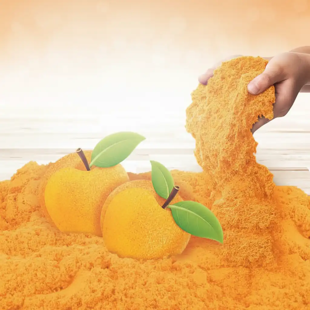 Gedetailleerde textuur van zand dat nooit uit elkaar valt.