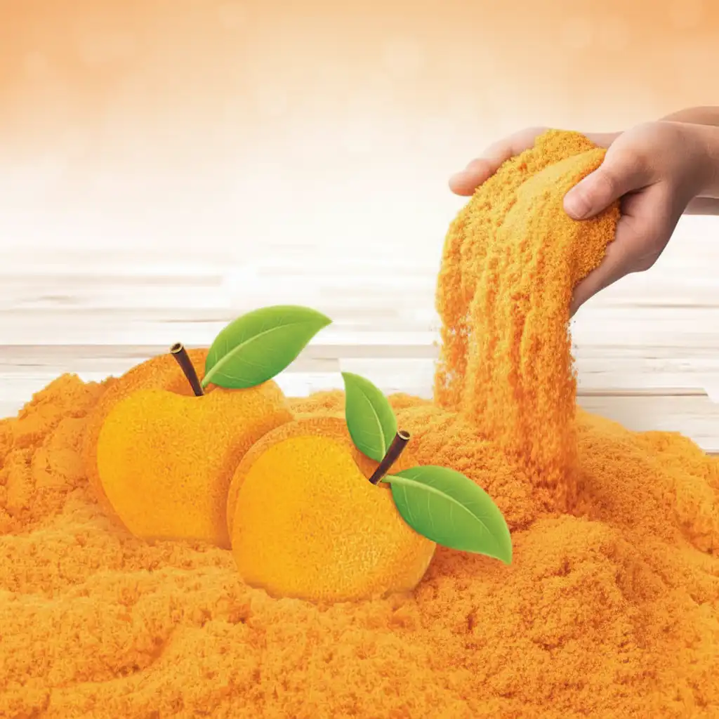 Ontwikkel de zintuigen met geurend en gekleurd zand.