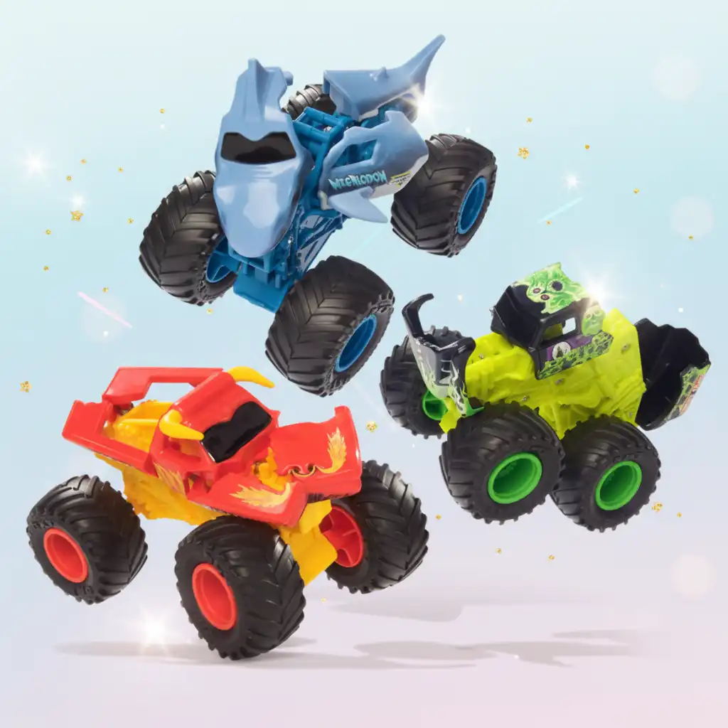 Heers over de arena met de niet te stoppen machine Monster Jam.