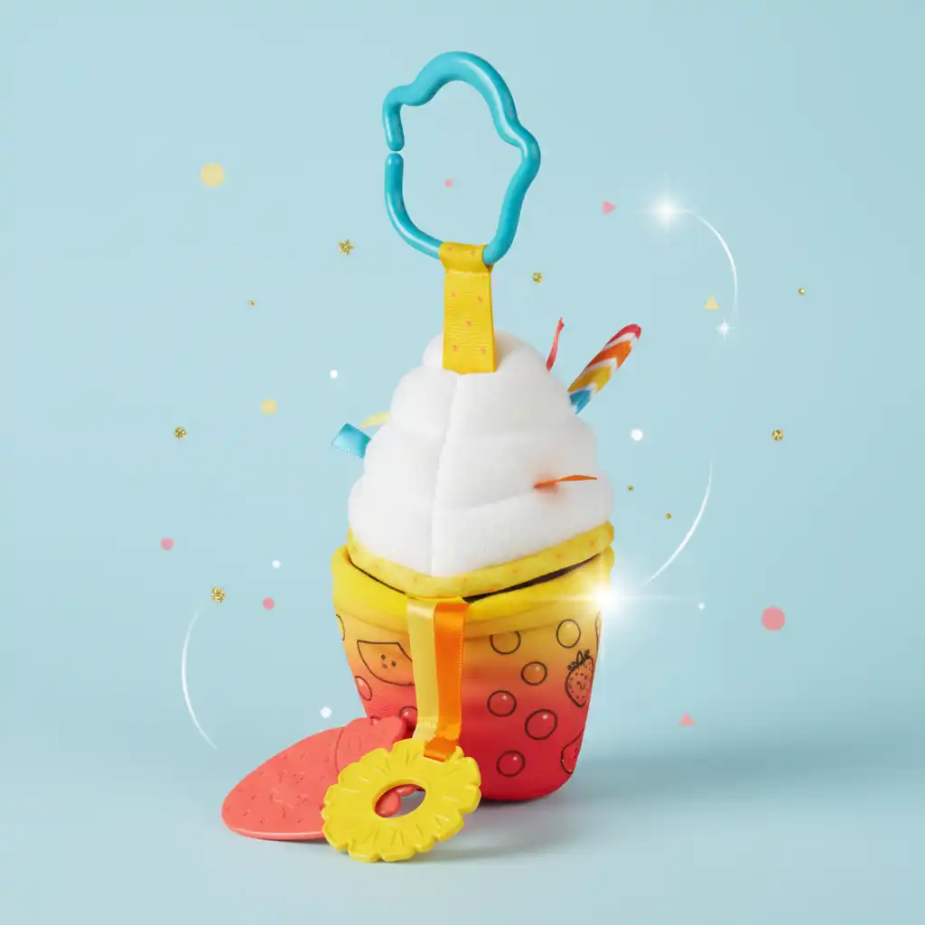 Rijke tactiele prikkels voor een juiste ontwikkeling van de zintuigen van uw baby.