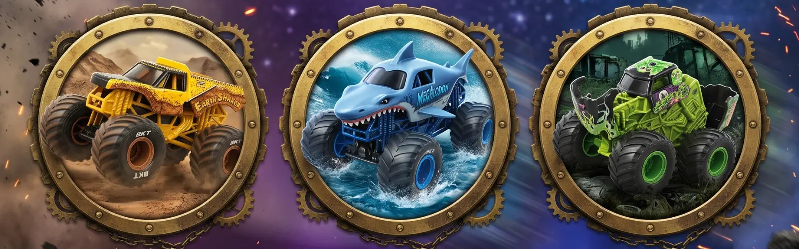 Heers over de arena met de spinachtige kracht van de Spider-Man Monster Truck.