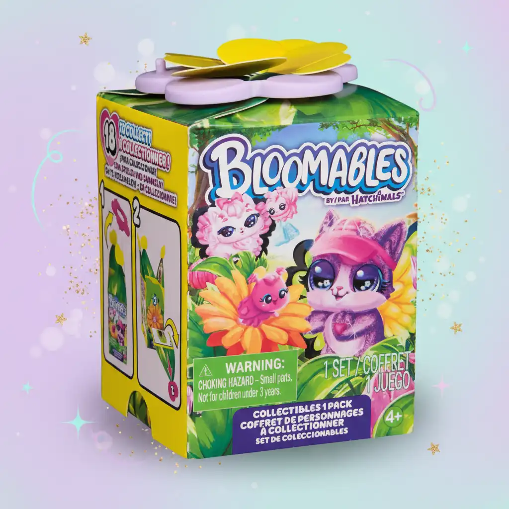 Stijlvolle presentatie van figuurtjes op een originele bloemenstandaard.