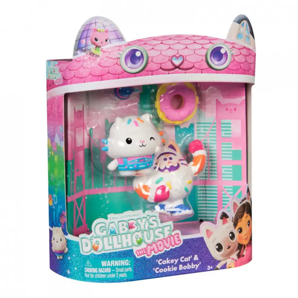 Zoet plezier met filmfiguurtjes uit Gabby's Poppenhuis.