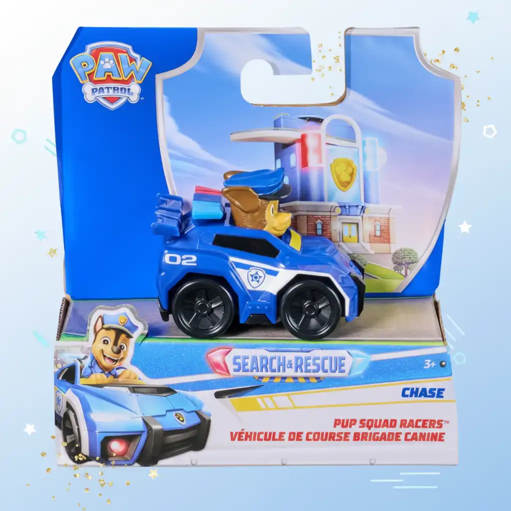 Beleef spannende avonturen met het moedige puppy Chase.