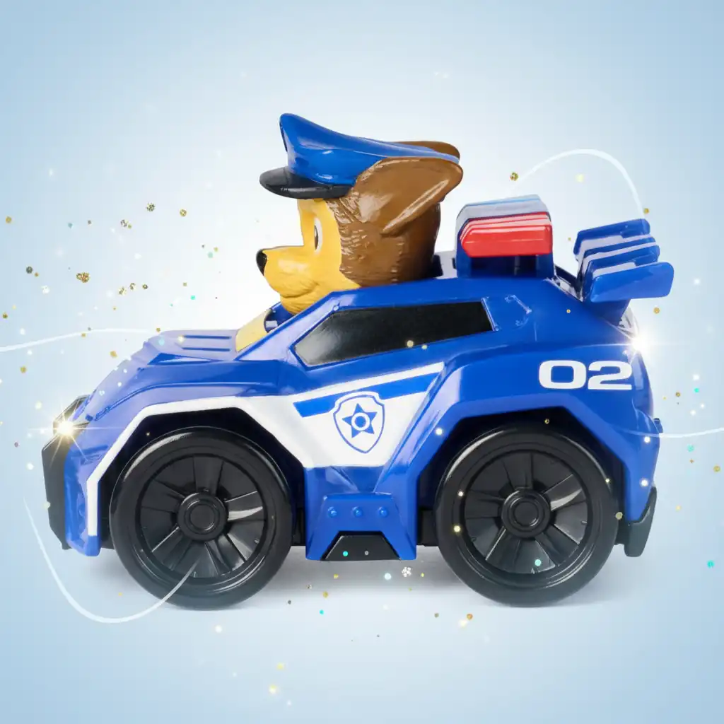 Gedetailleerde afwerking van het reddingsautootje voor maximale speelervaring.