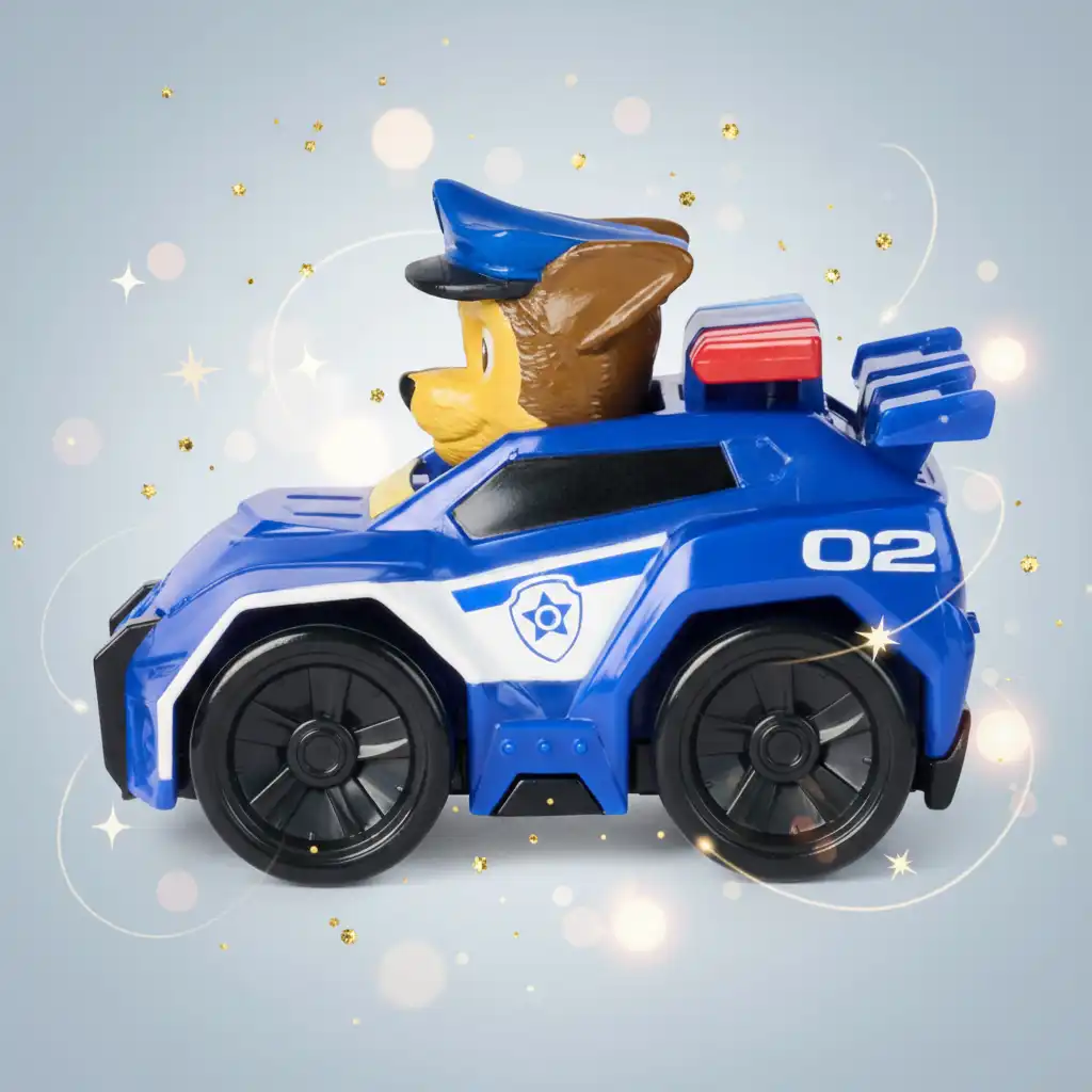 Praktisch autootje dat in de palm past voor plezier onderweg.