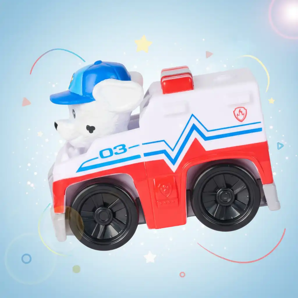 Ontdek de eindeloze mogelijkheden van creatief spel met een functioneel reddingsvoertuig.