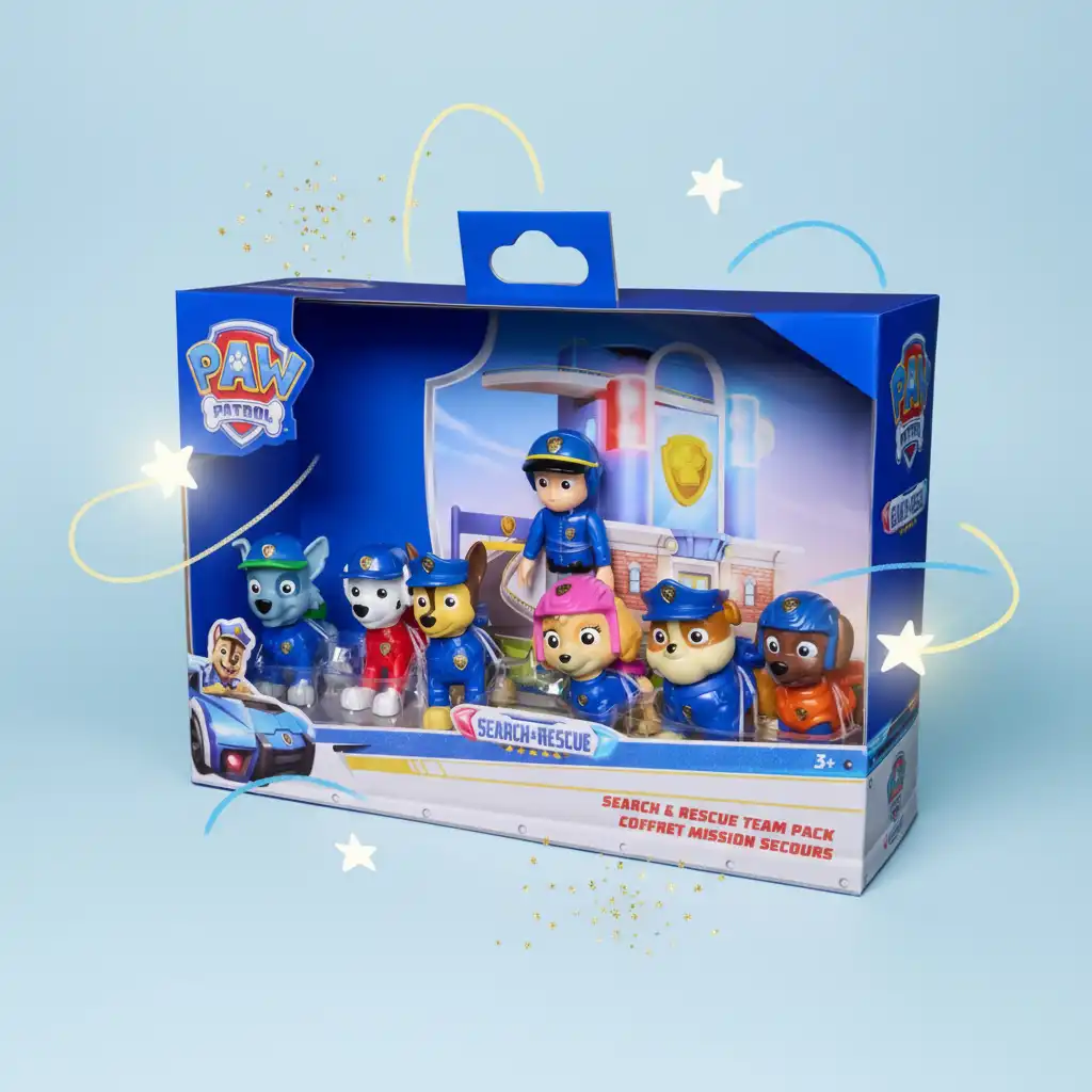 Beleef heldhaftige avonturen met de complete reddingsploeg.