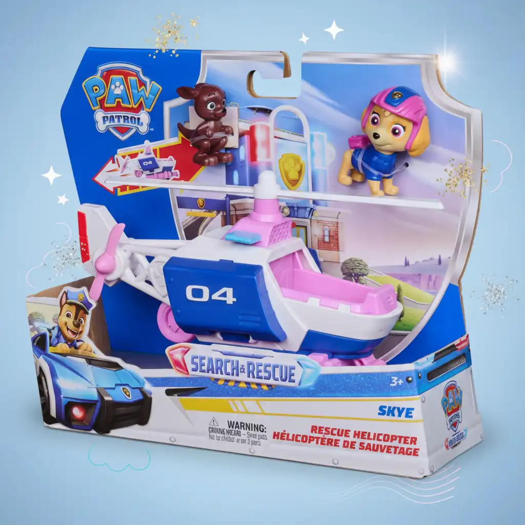 Beleef spannende luchtabenteuer met de moedige Skye.