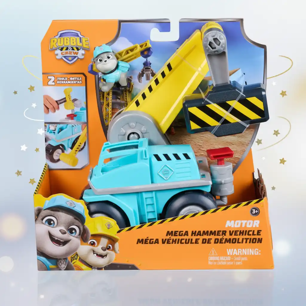 Ontdek nieuwe speelwijzen met afneembaar gereedschap.