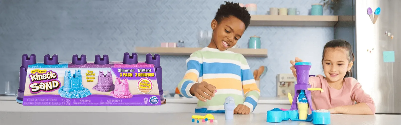 Mix kleuren en maak zoete zandlekkernijen met plezier.