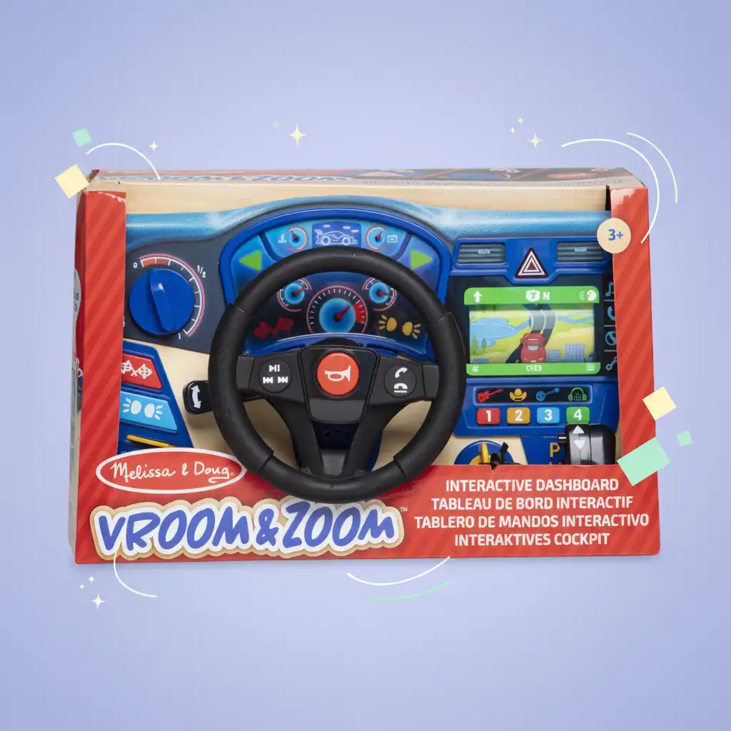 Geniet van eindeloze avonturen onderweg met het interactieve stuur.