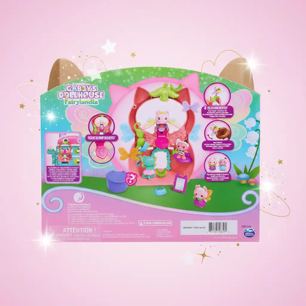 Ondersteun de kinderlijke fantasie met originele speelelementen.