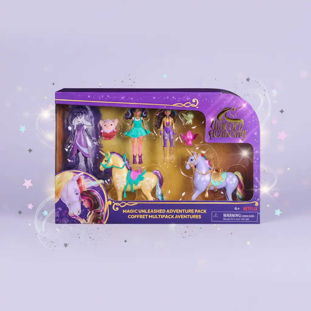 Alle favoriete personages in één exclusieve set voor direct speelplezier.