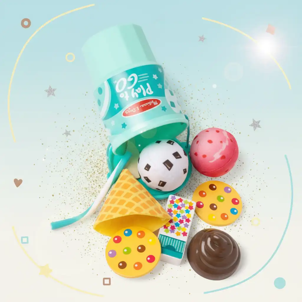 Een praktische beker zorgt voor simpele opruiming en het meenemen van de set.