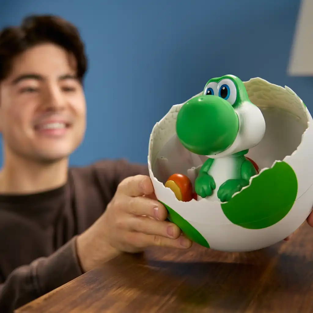 Ontdek alle manieren om met Yoshi te spelen en te communiceren.